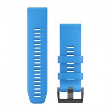 Garmin silikonový remienok QuickFit™ 26 na zápästie fénix 3 / 5X (Plus) / tactix - modrý Cyan (ND)