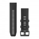 Garmin silikonový remienok QuickFit™ 26 na zápästie fénix 3 / 5X (Plus) / tactix - čierny (ND)
