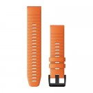 Garmin Silikonový remienok QuickFit™ 22 na zápästie fénix 6 - Ember Orange (ND)