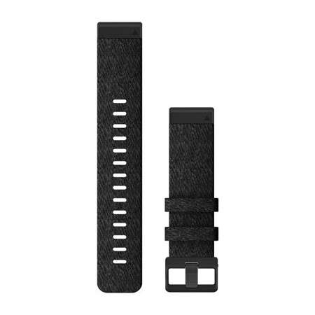 Garmin Nylonový remienok QuickFit™ 22 na zápästie fénix 6 - Heathered Black Nylon (ND)